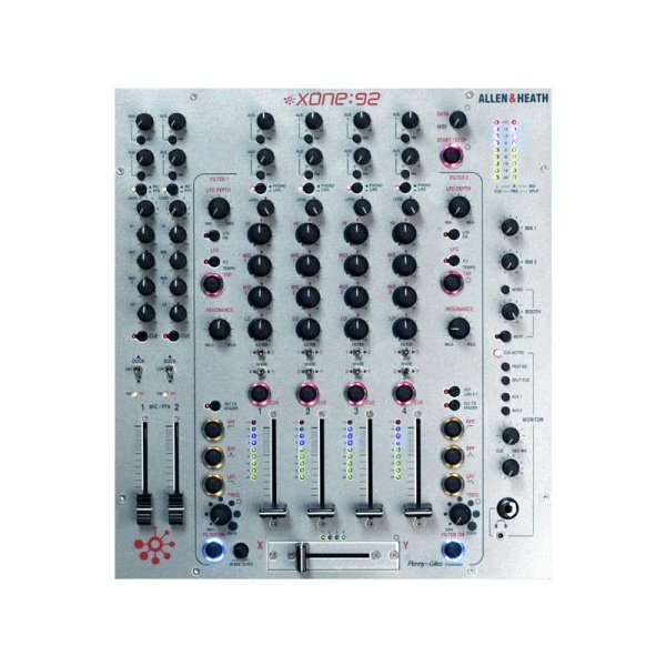 Allen and Heath Xone:92 mixer, original silver Mk1 faceplate