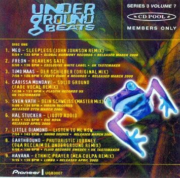Underground Beats — Series 3 Volume 7 — edition artwork image 1
