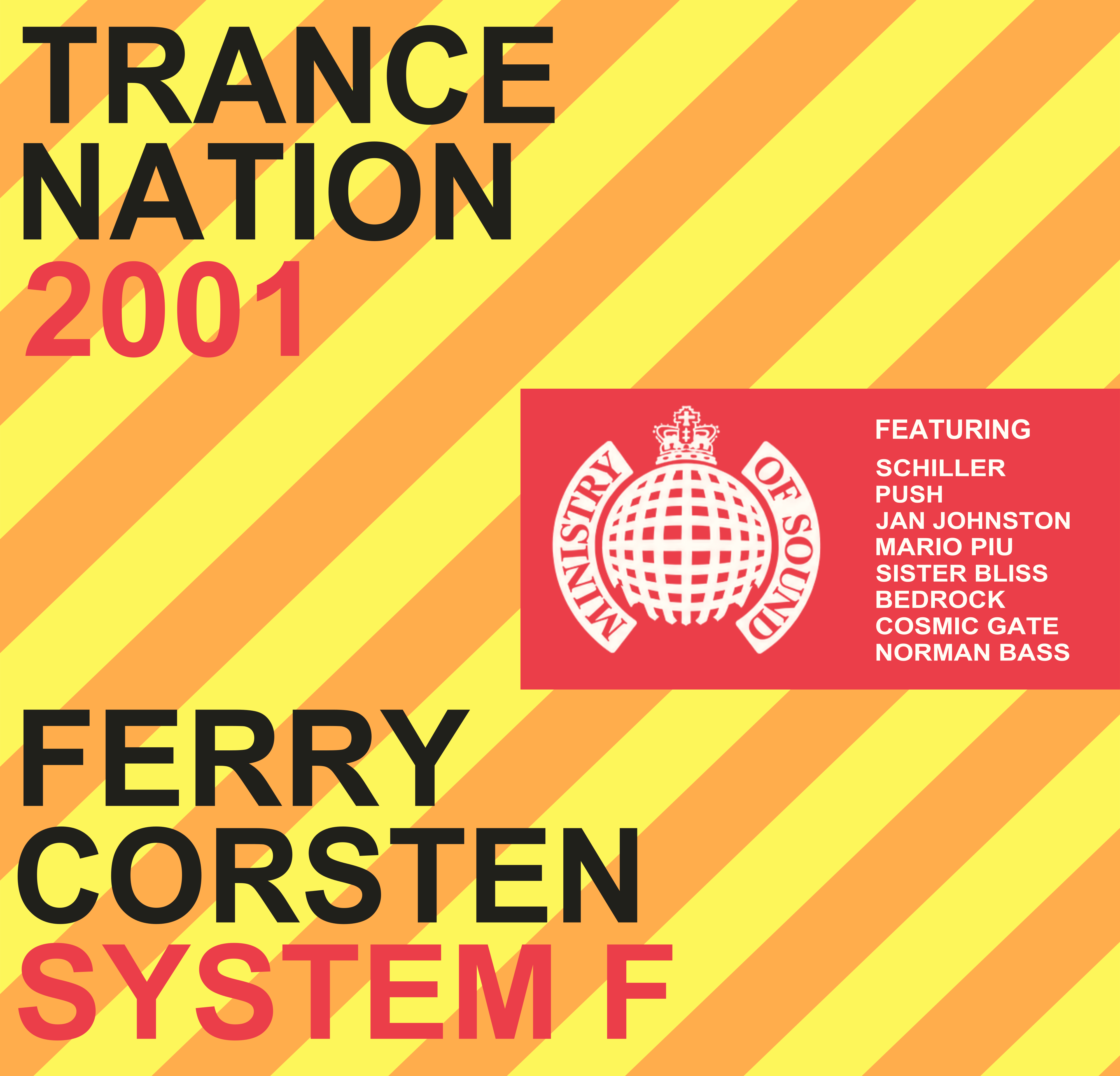 Trance Nation 2001 — restored front cover